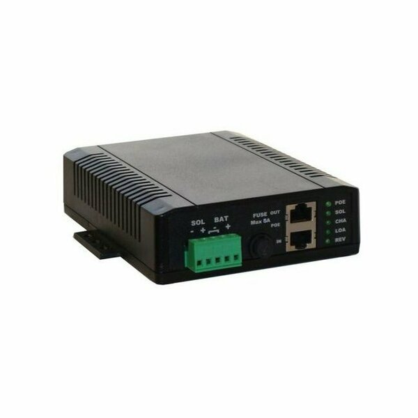 Tycon Systems PWM Solar Chrg, 24V 10A, 24V30W Pasv PoE TP-SCPOE-2424-HP